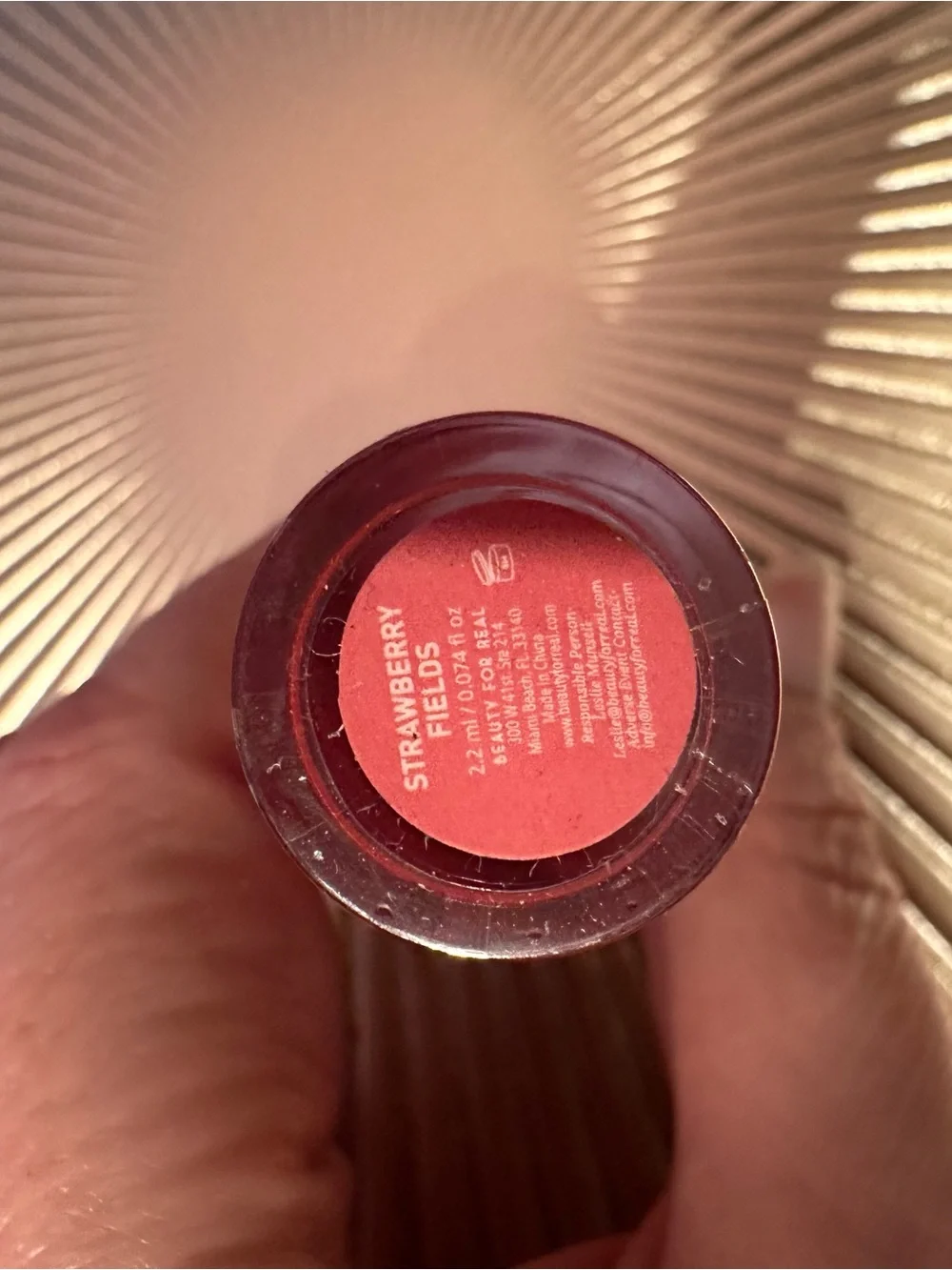 Beauty For Real Lip Revival Hi-Shine Hydrating Lip Oil, Strawberry Fields